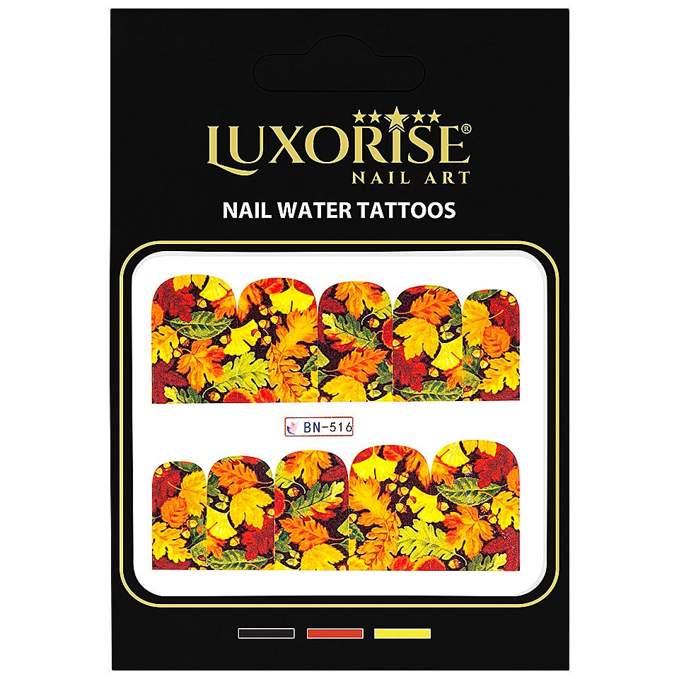 Tatuaj Unghii LUXORISE Fall Leaves, BN-516 - 1 | YEO