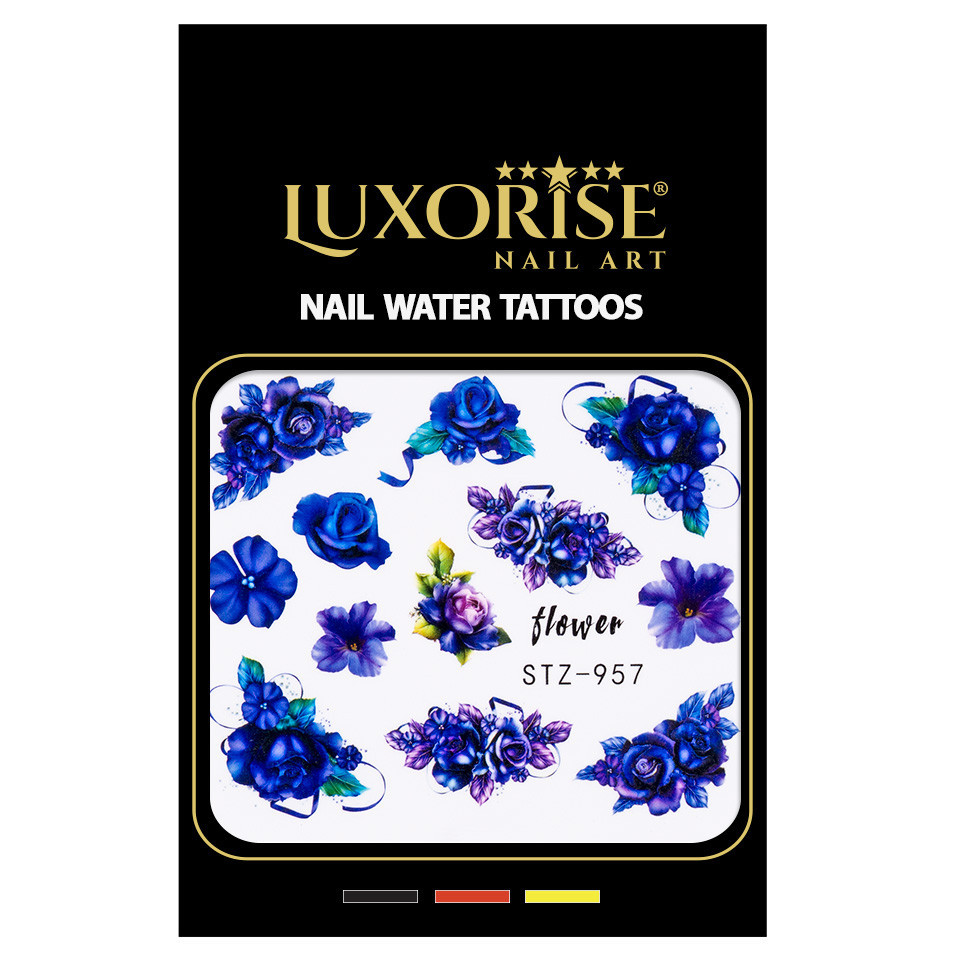 Tatuaj Unghii LUXORISE Flower Glow, STZ-957 - 1 | YEO