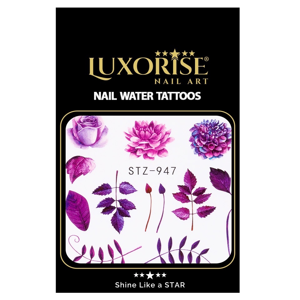 Tatuaj Unghii LUXORISE Flower Muse, STZ-947 - 1 | YEO