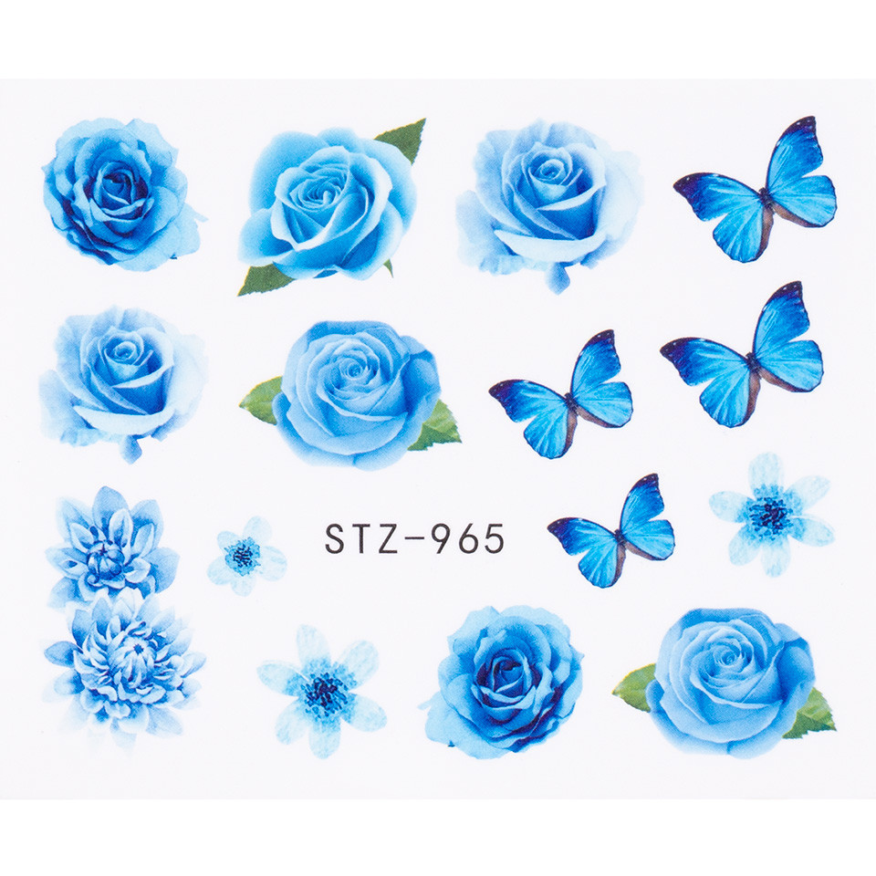 Tatuaj Unghii LUXORISE Flower Rain, STZ-965