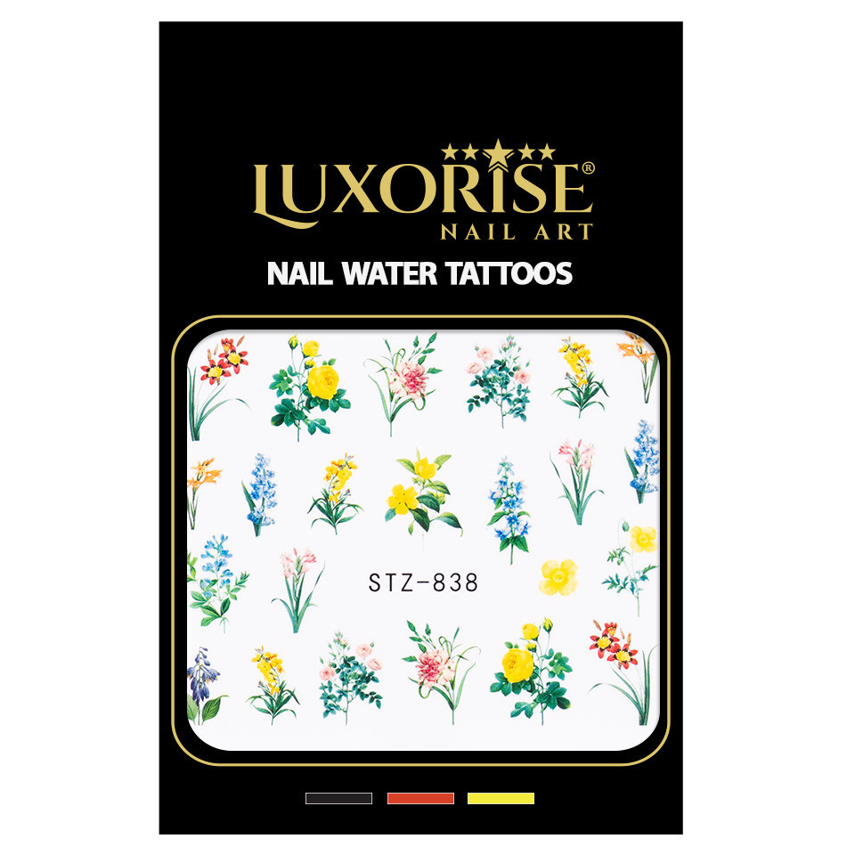 Tatuaj Unghii LUXORISE Flower Smoothie, STZ-838 - 1 | YEO