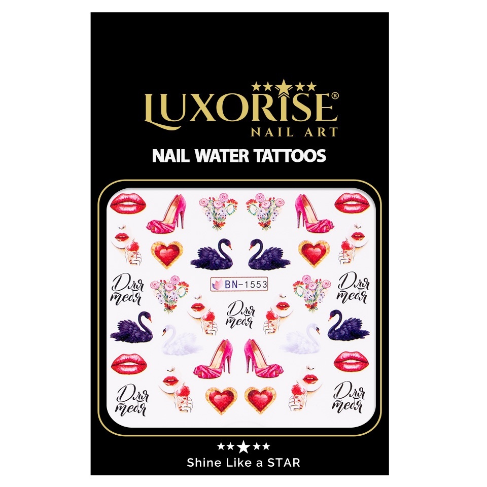 Tatuaj Unghii LUXORISE Graceful Love, BN-1553 - 1 | YEO