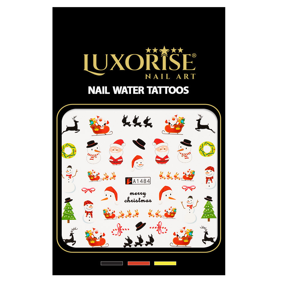 Tatuaj Unghii LUXORISE Holiday Twinkle, A1484 - 2 | YEO