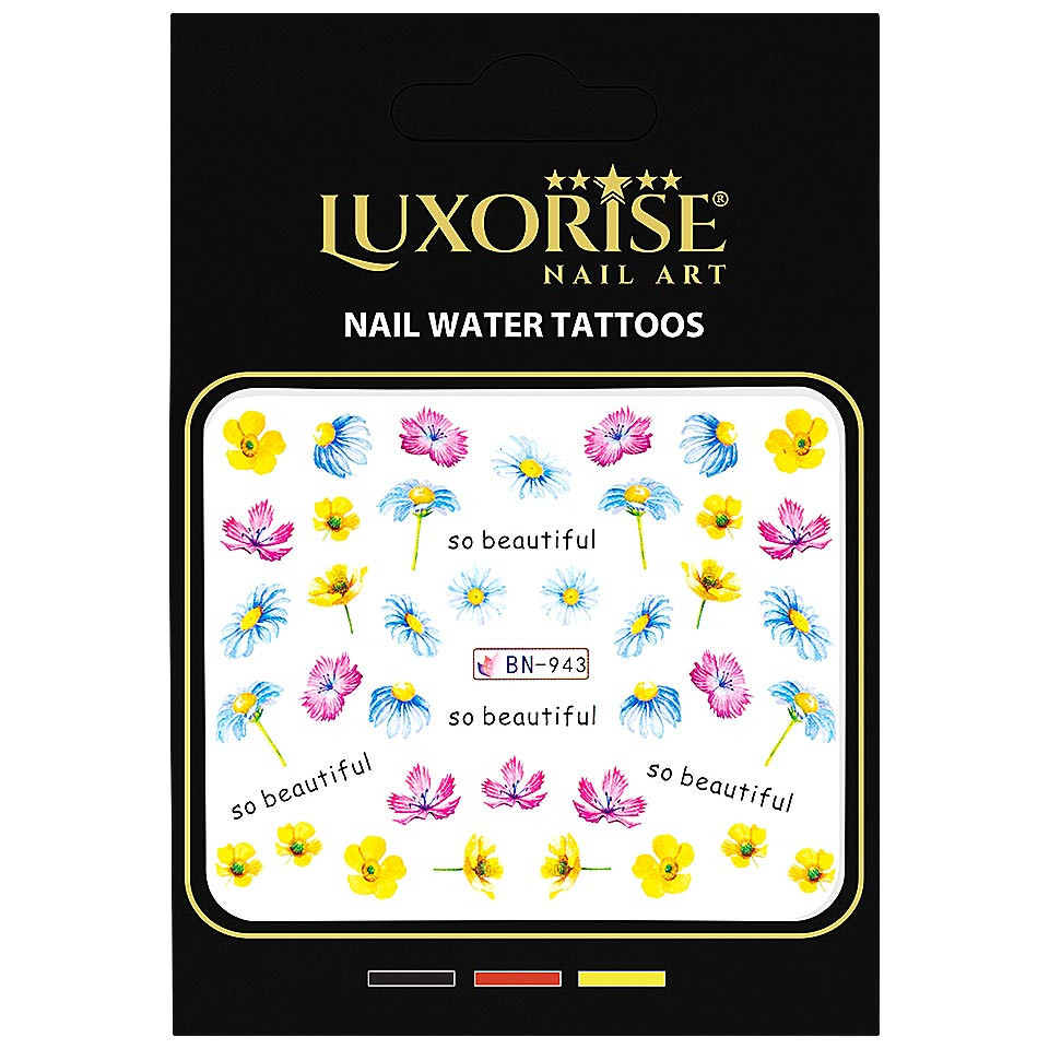 Tatuaj Unghii LUXORISE Leaf Pastel BN-943 - 1 | YEO