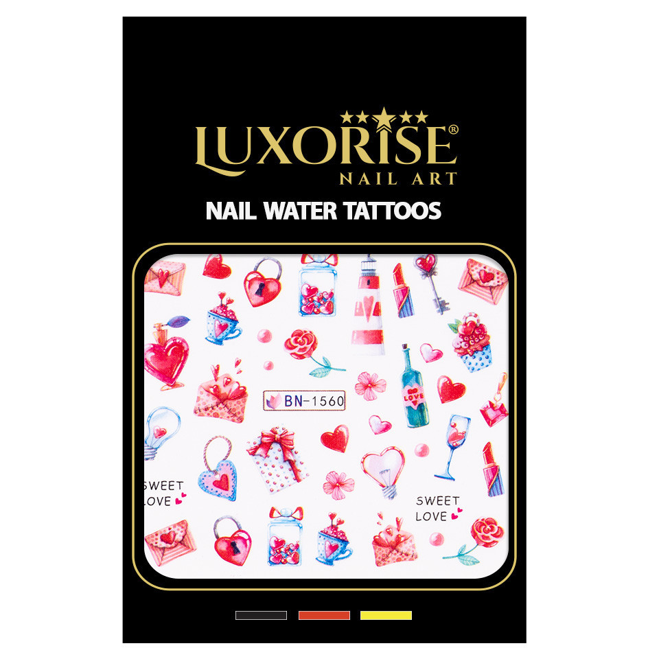 Tatuaj Unghii LUXORISE Secret Love, BN-1560 - 1 | YEO