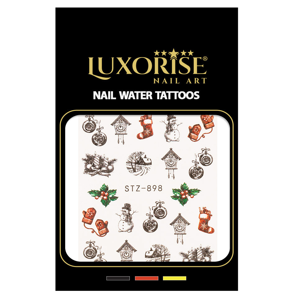 Tatuaj Unghii LUXORISE Simple Holiday Mix, STZ-898 - 2 | YEO