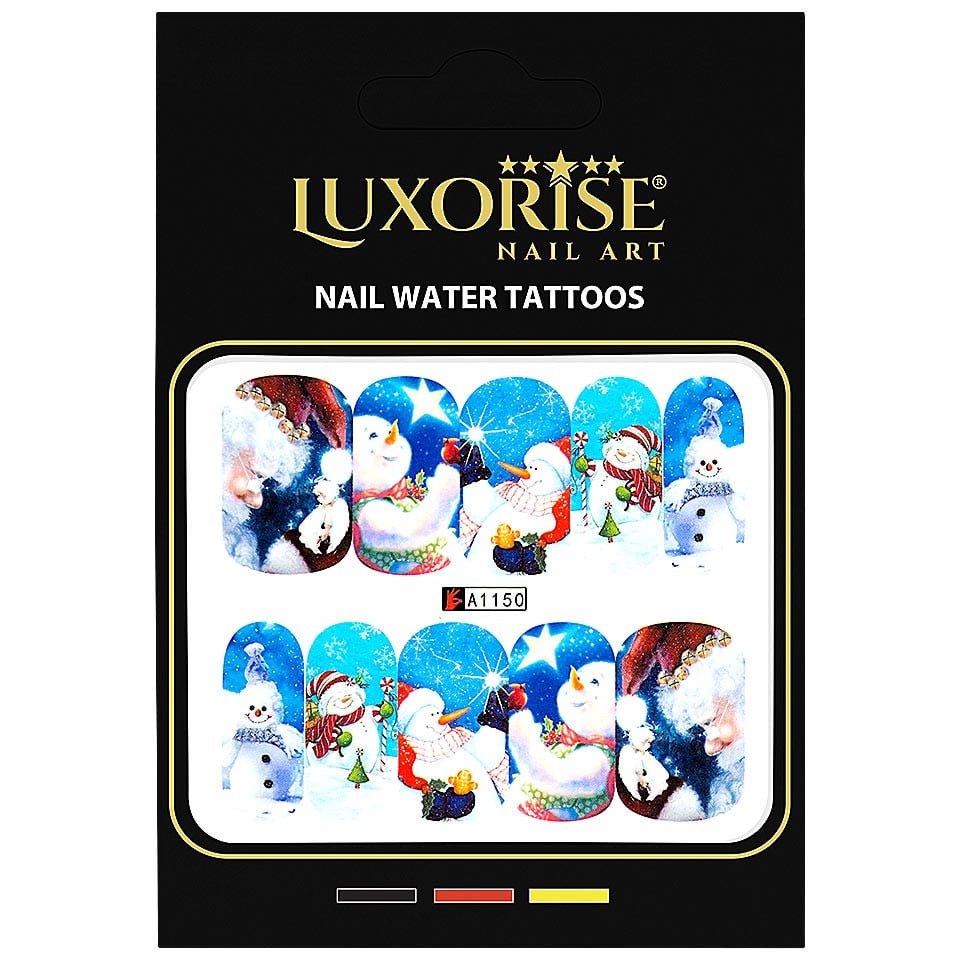 Tatuaj Unghii LUXORISE Snowmen Glare, A1150 - 1 | YEO