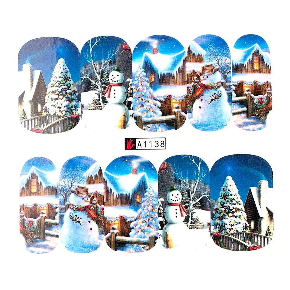 Tatuaj Unghii LUXORISE Winter Look, A1138 - 1 | YEO