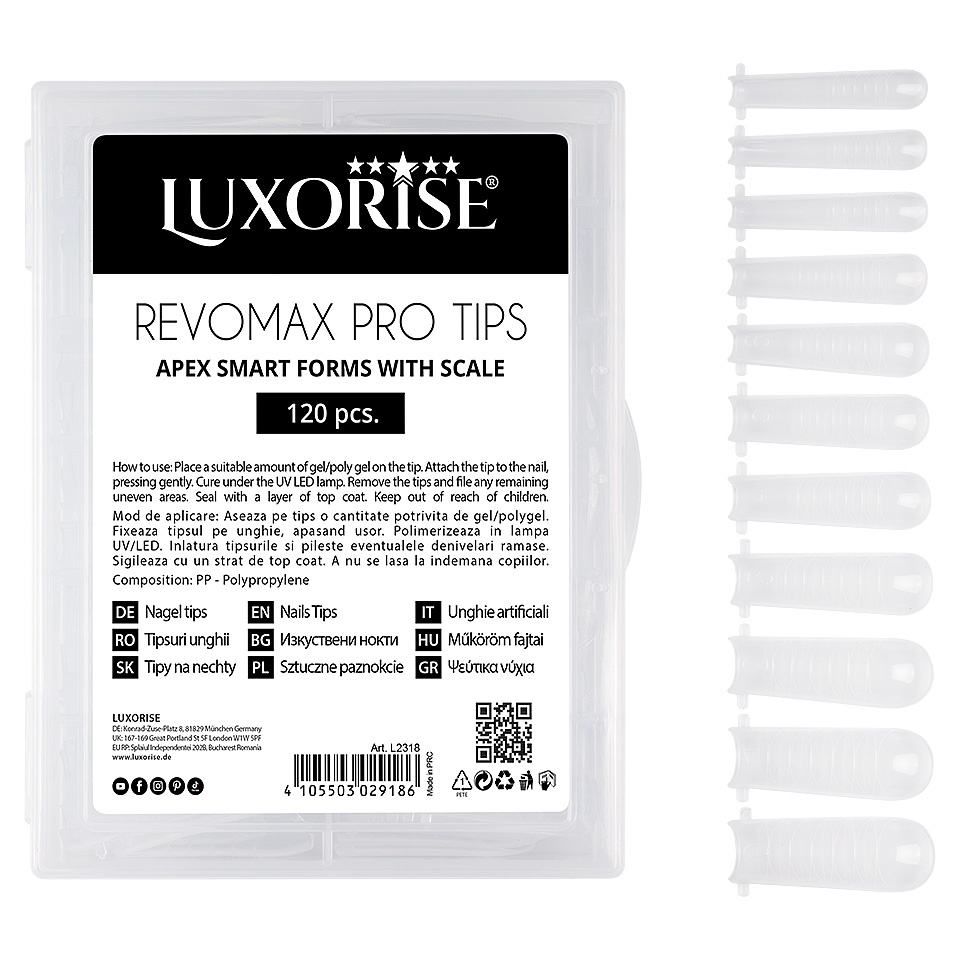 Tipsuri Reutilizabile REVOMAX PRO TIPS LUXORISE pentru constructie cu apex, 120 buc - 1 | YEO