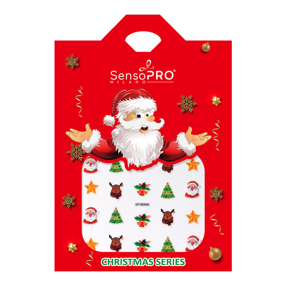 Abtibild Unghii SensoPRO Milano Christmas Wonderland Edition, QY-SD026 - 1 | YEO