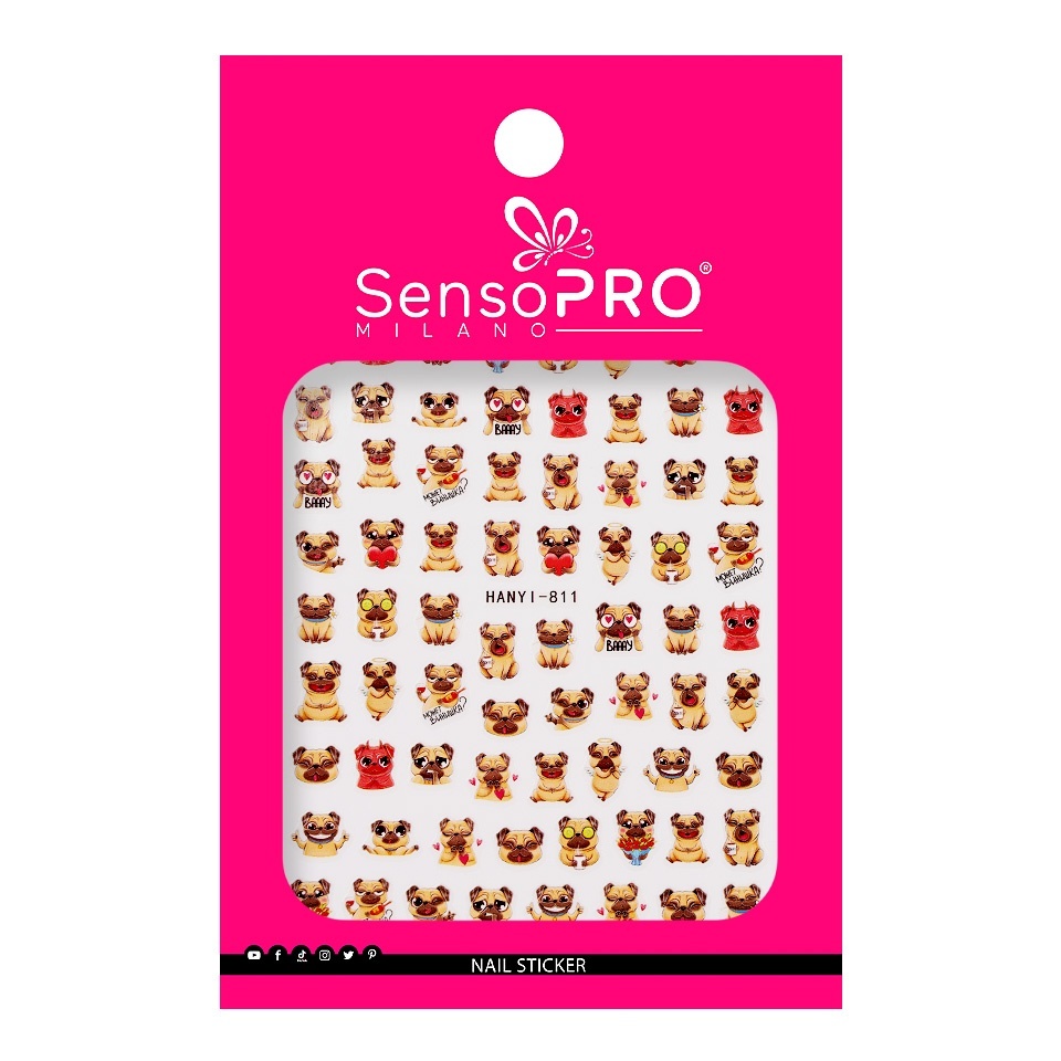 Abtibild Unghii SensoPRO Milano - Puppy Emotions - 1 | YEO
