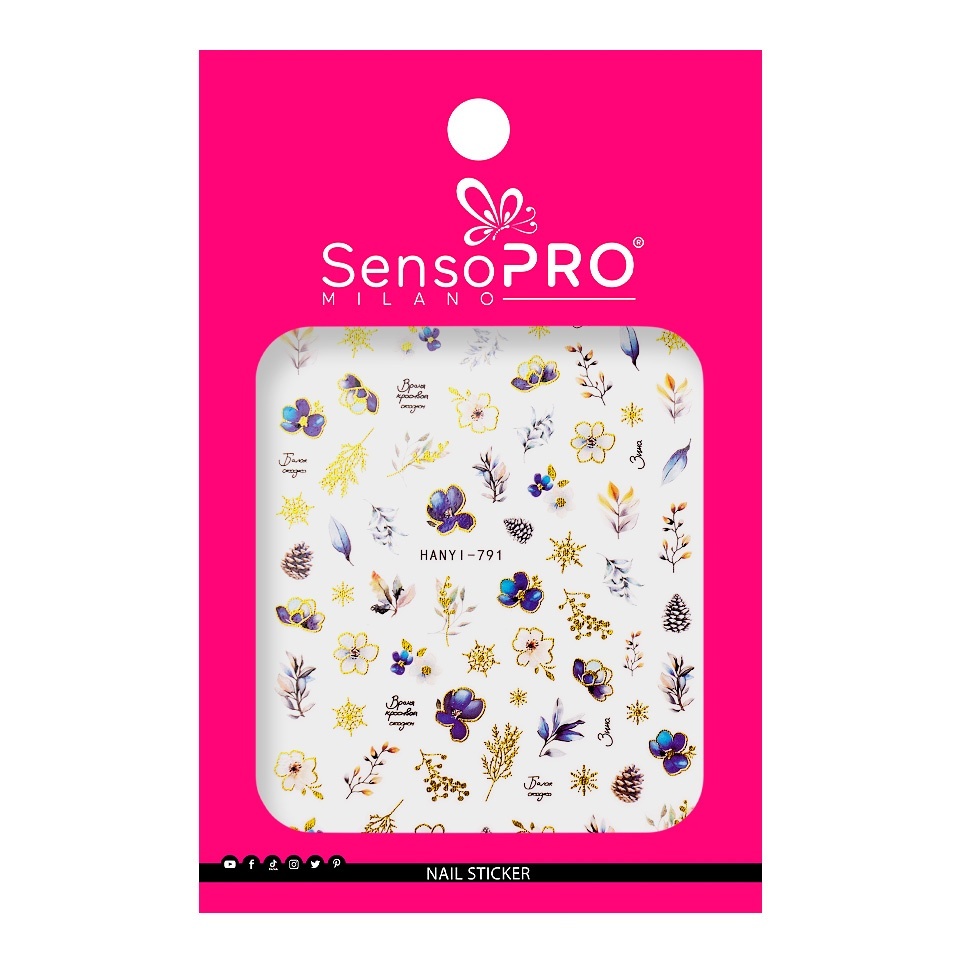 Abtibild Unghii SensoPRO Milano - Spring Garden - 1 | YEO