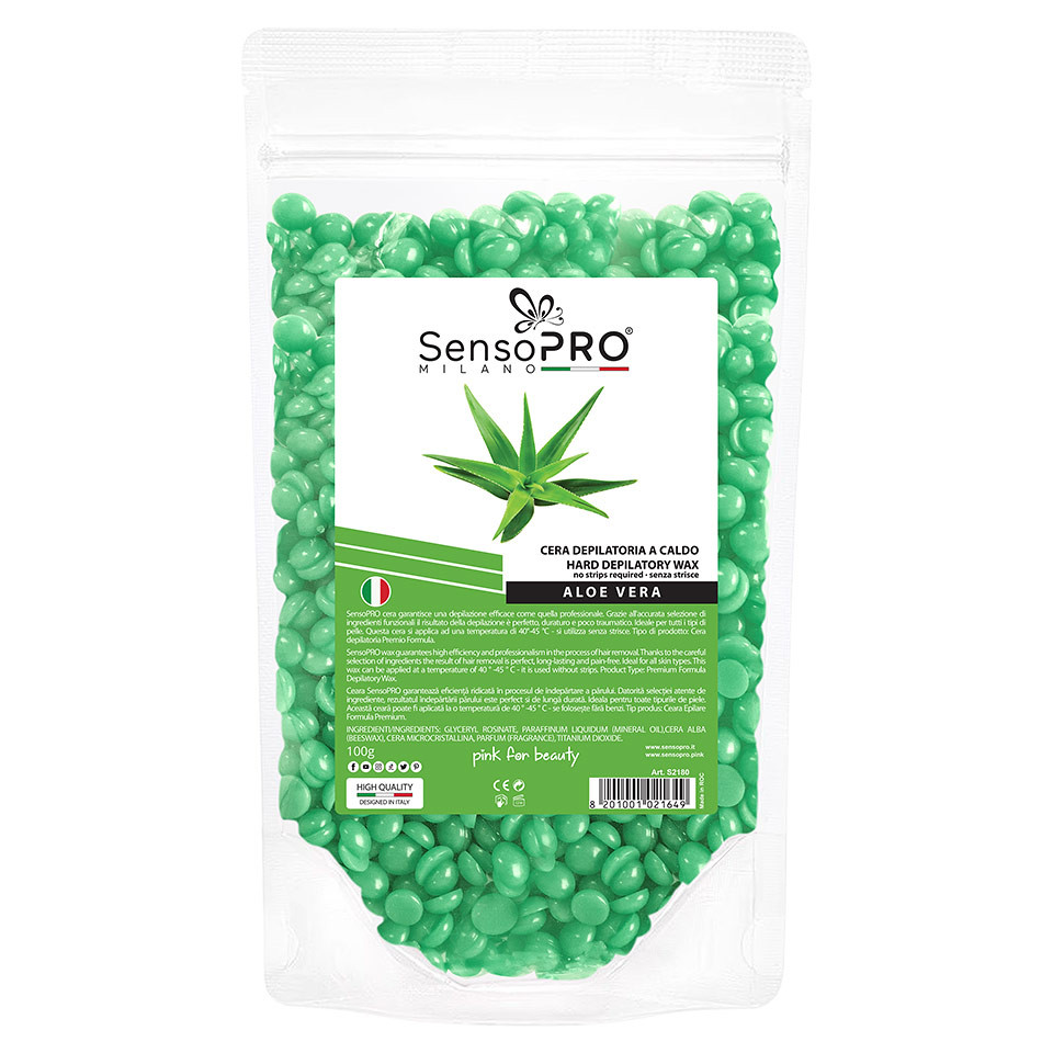 Ceara Epilat Elastica Granule SensoPRO Milano Aloe Vera, 100g