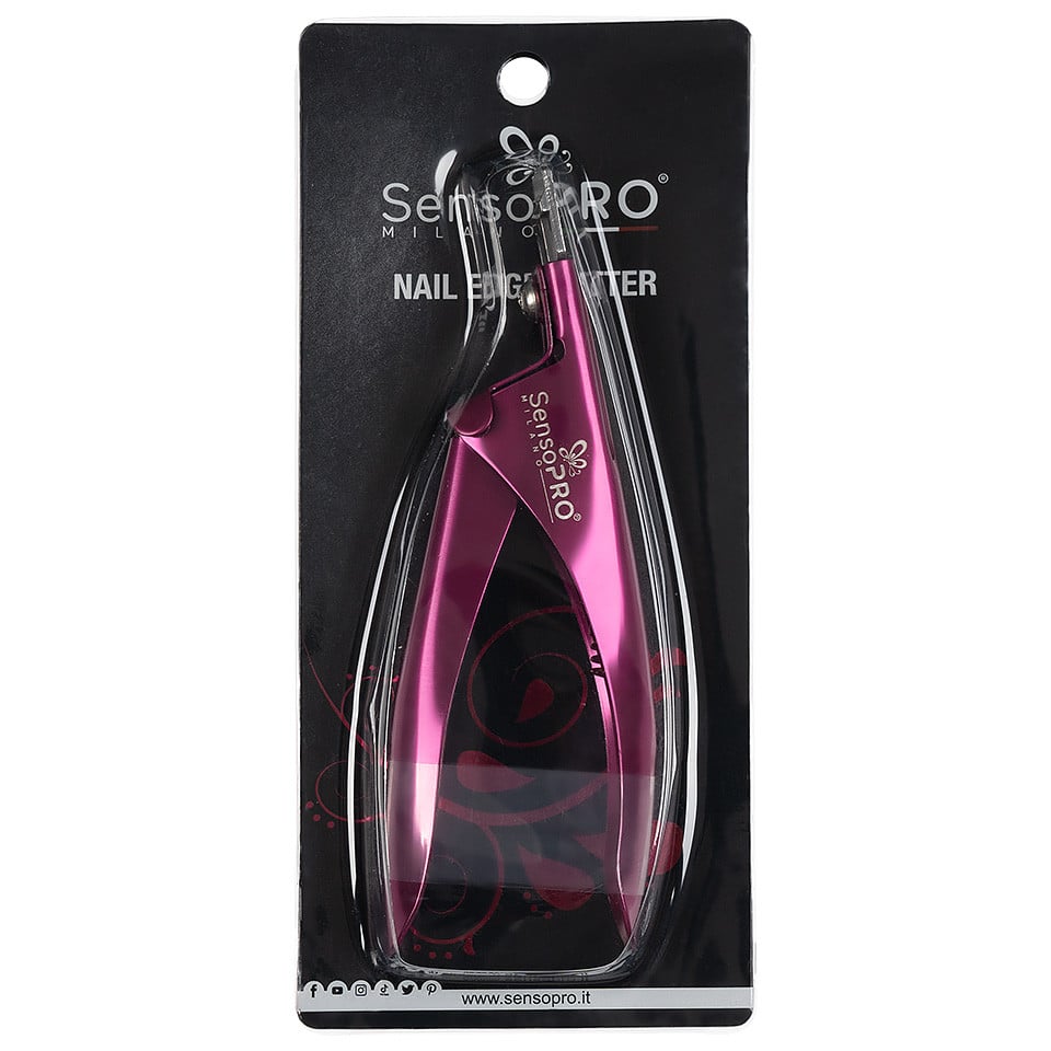 Cleste Unghii tip ghilotina pentru tipsuri SensoPRO Milano, Hot Pink - 1 | YEO