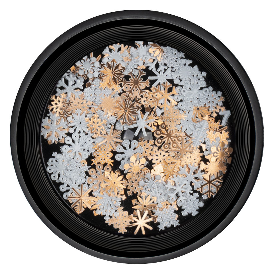 Decoratiuni Unghii LUXORISE, Rainbow Snowflakes