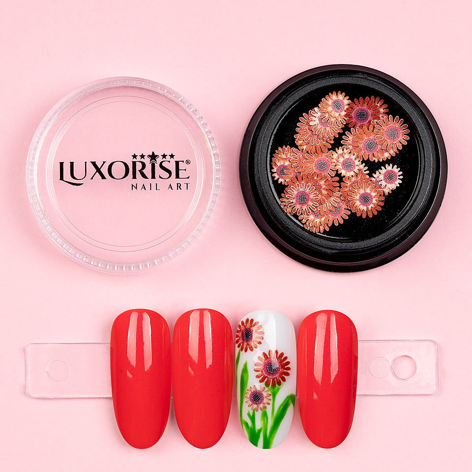 Decoratiuni Unghii Nail Art LUXORISE, Blissful Flowers - 2 | YEO