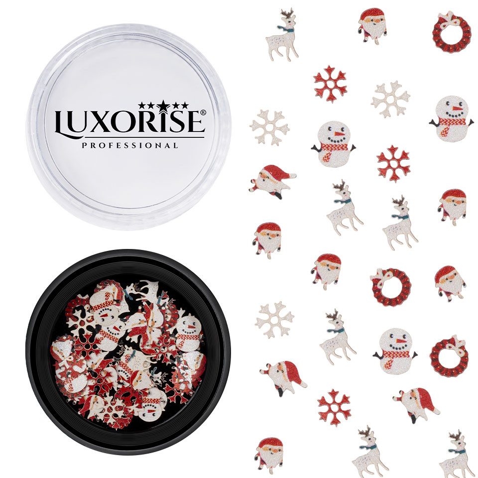 Decoratiuni Unghii Nail Art LUXORISE, Christmas Sparkles - 2 | YEO