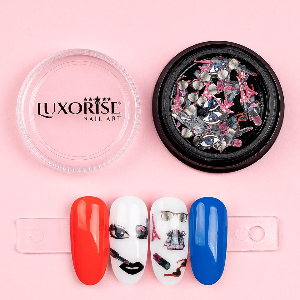 Decoratiuni Unghii Nail Art LUXORISE, Love in Paris - 2 | YEO