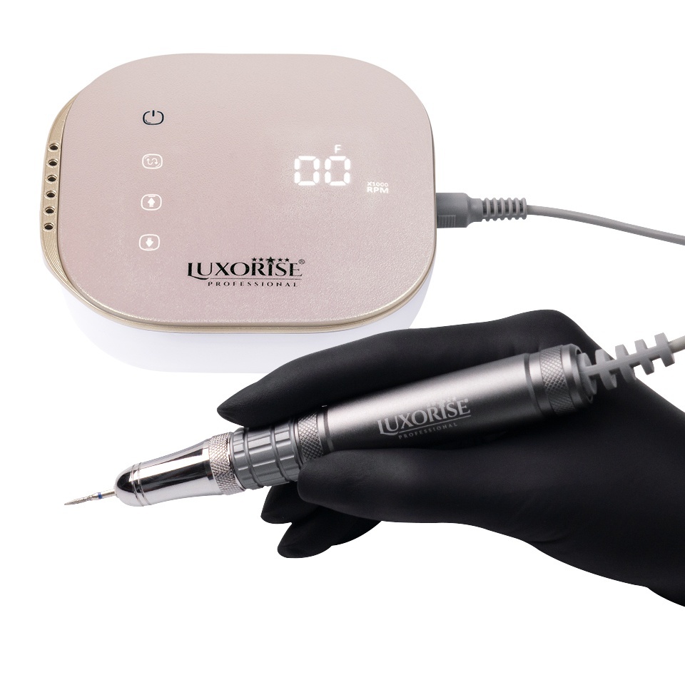 Freza Unghii Brushless Profesionala NailRevolution PRO - LUXORISE 35.000 RPM, Pink - 3 | YEO