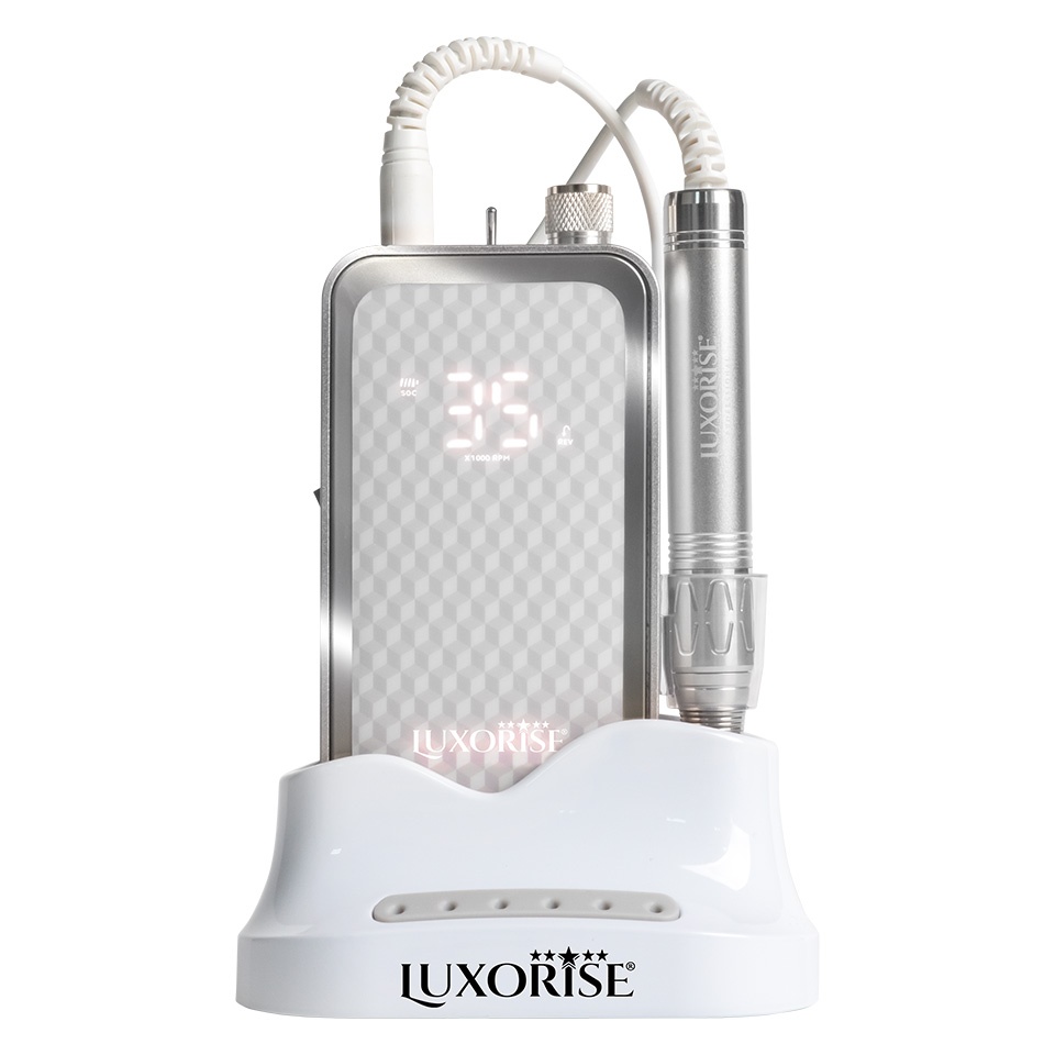 Freza Unghii Portabila QuantumX Elite 35.000RPM - LUXORISE, Silver