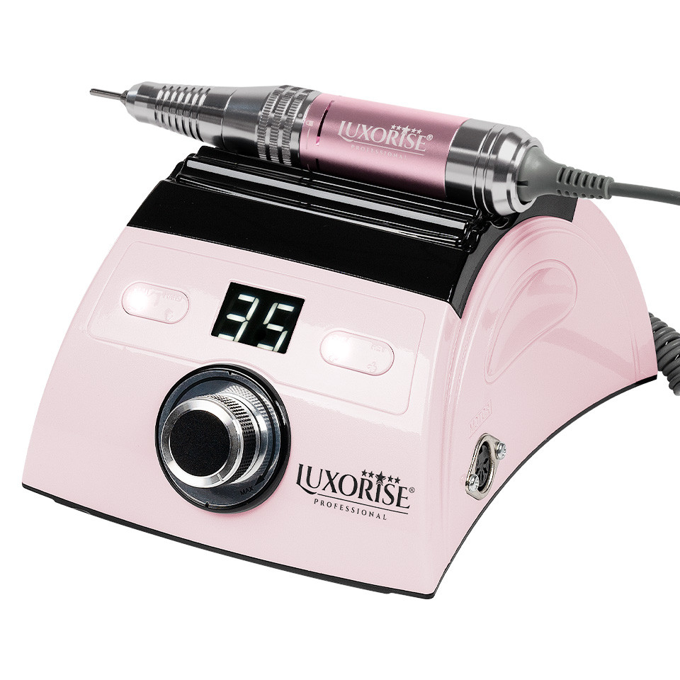 Freza unghii profesionala Energy PRO - LUXORISE , 35.000 RPM, Pink - 1 | YEO