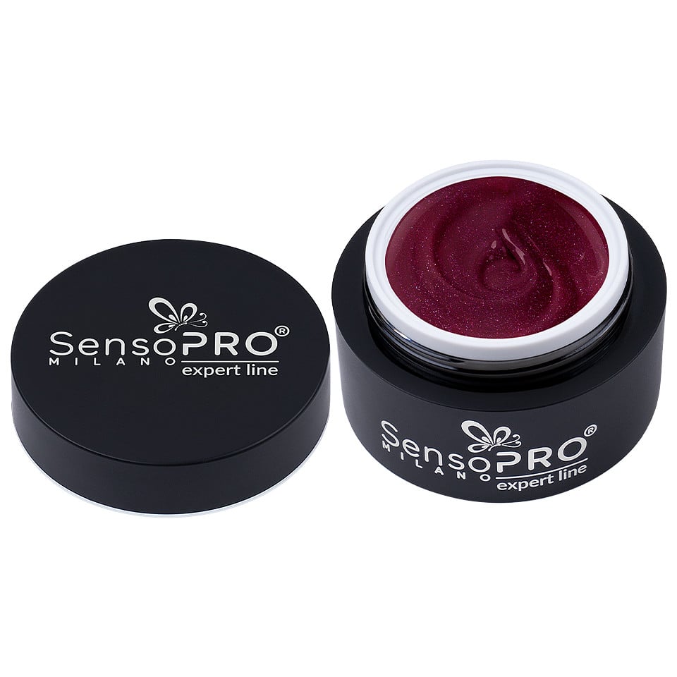 Gel Colorat UV SensoPRO Milano Expert Line - Crimson Passion 5ml - 3 | YEO