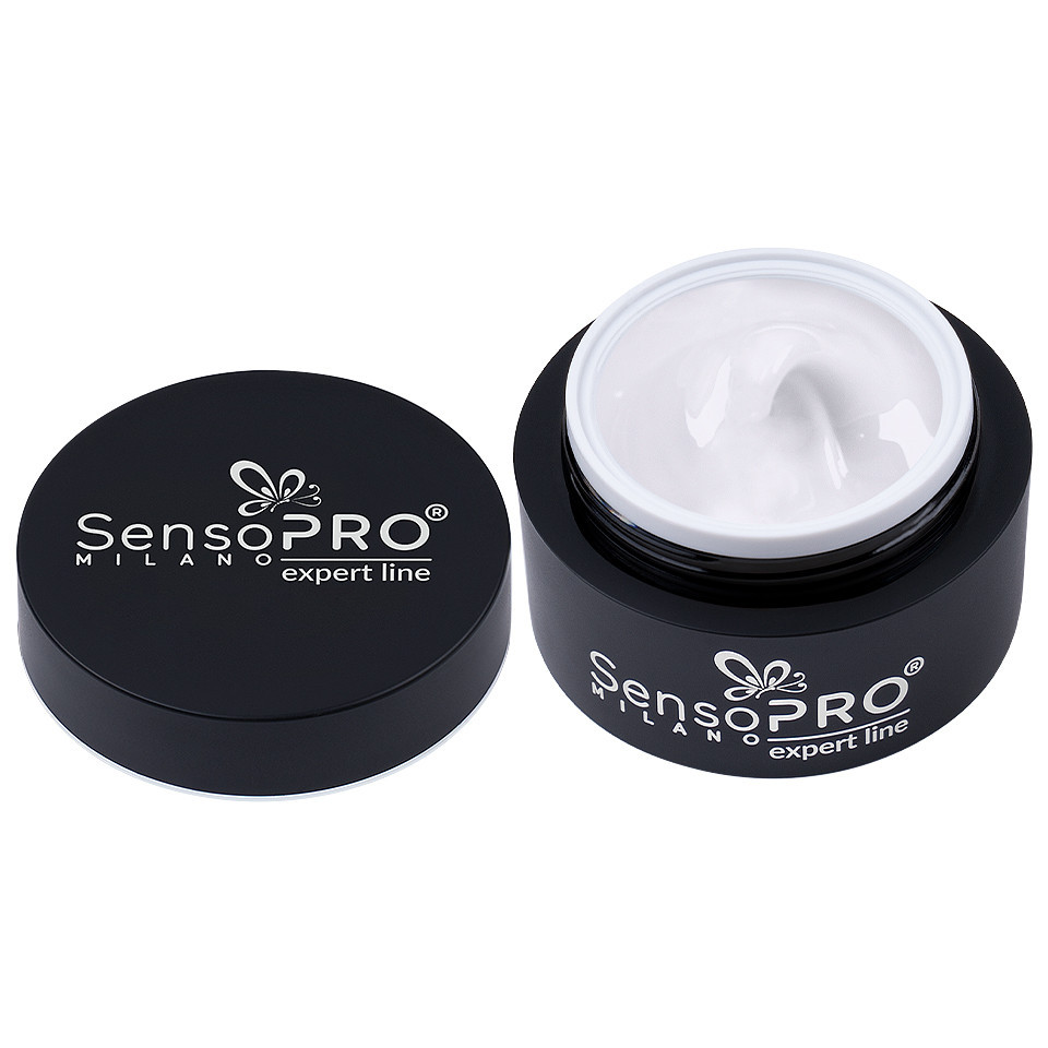 Gel Constructie Unghii Expert Line SensoPRO Milano - Milky White 15ml - 1 | YEO