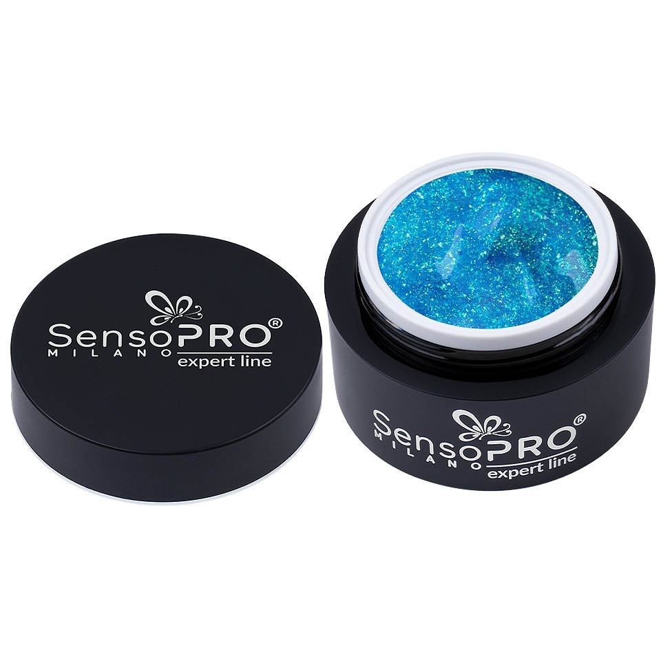 Gel Constructie Unghii Expert Line SensoPRO Milano - Paradise Glare 15ml - 1 | YEO