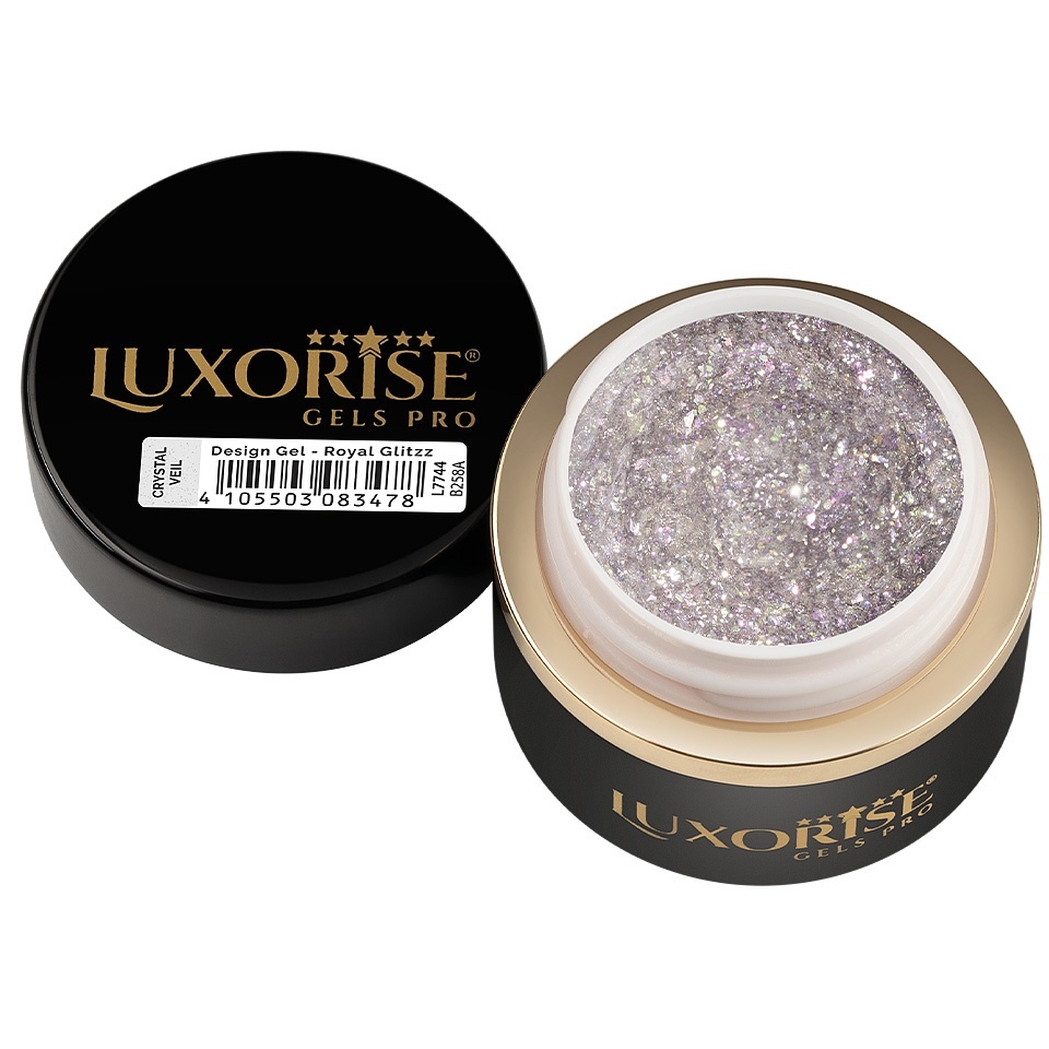 Gel Design 3D LUXORISE - Royal Glitz, Crystal Veil 5ml - 2 | YEO