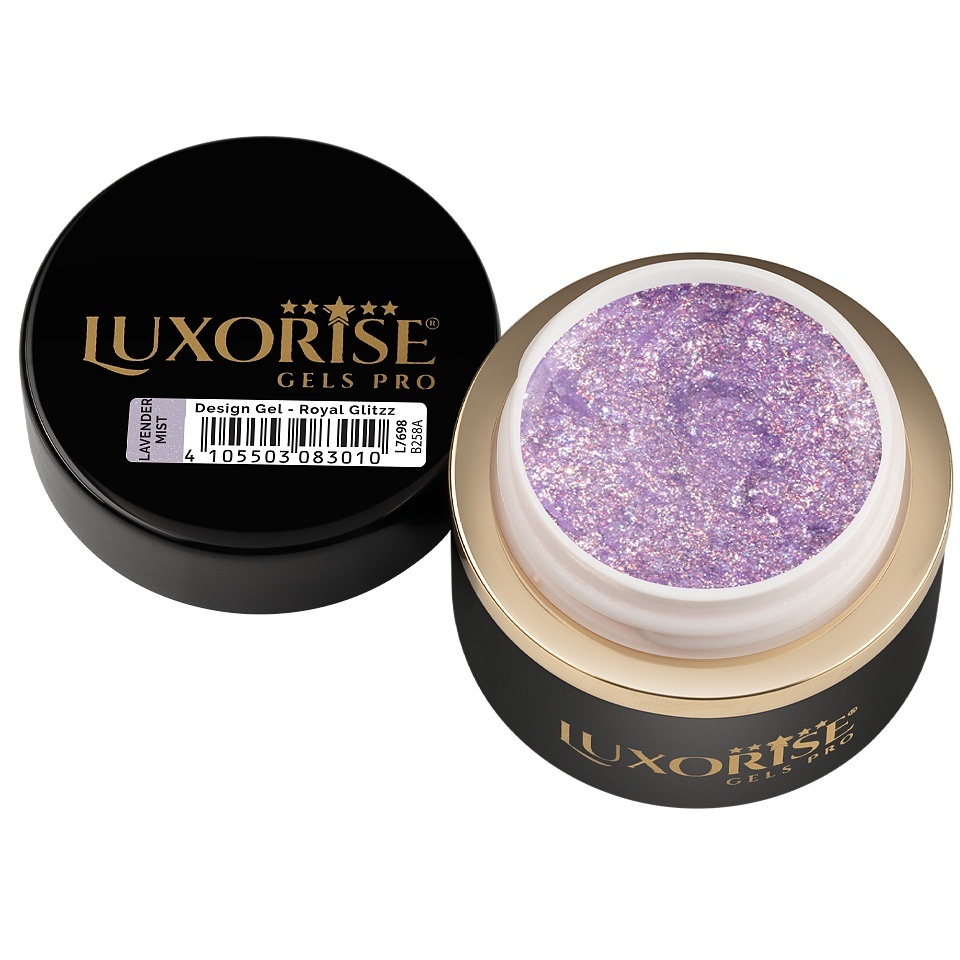 Gel Design 3D LUXORISE - Royal Glitz, Lavender Mist 5ml - 1 | YEO