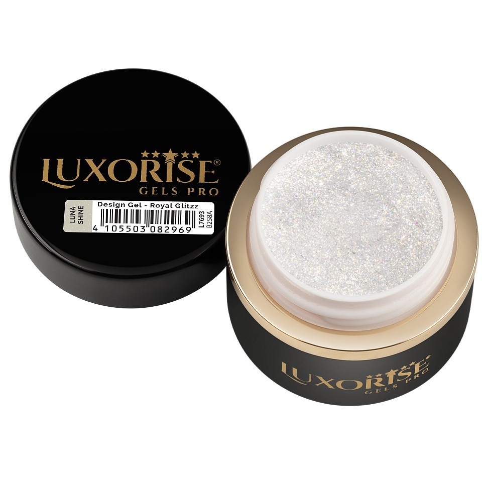 Gel Design 3D LUXORISE - Royal Glitz, Luna Shine 5ml - 1 | YEO