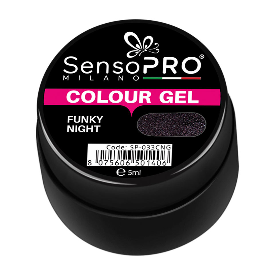 Gel UV Colorat Funky Night 5ml, SensoPRO Milano - 1 | YEO