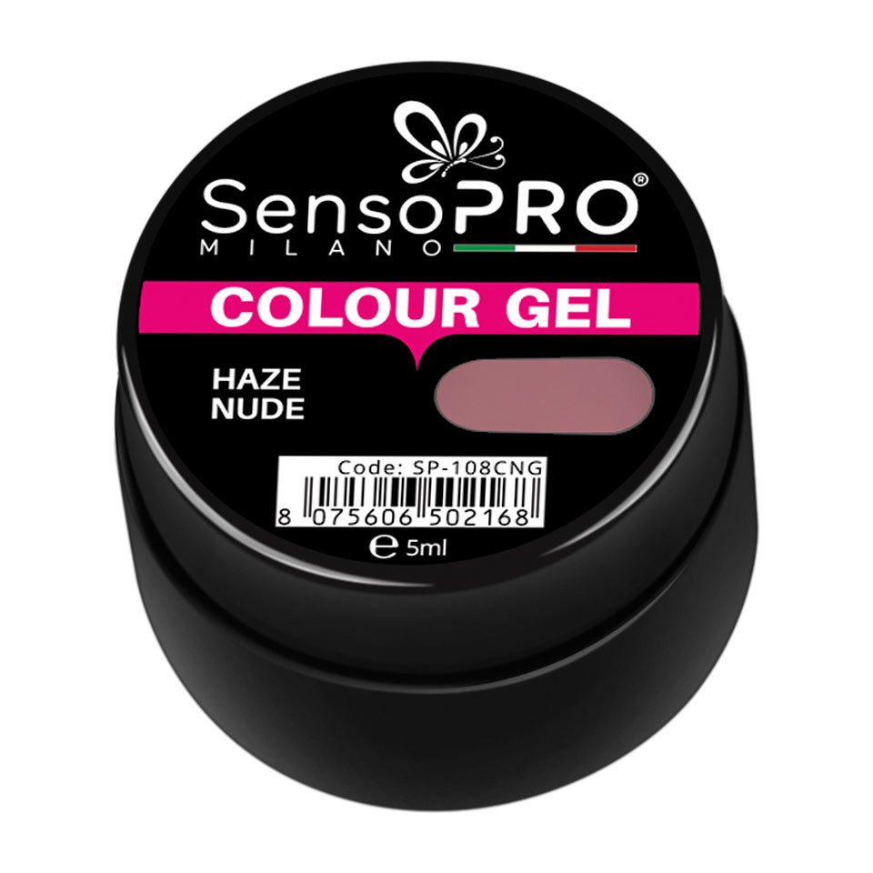 Gel UV Colorat Haze Nude, SensoPRO Milano - 2 | YEO