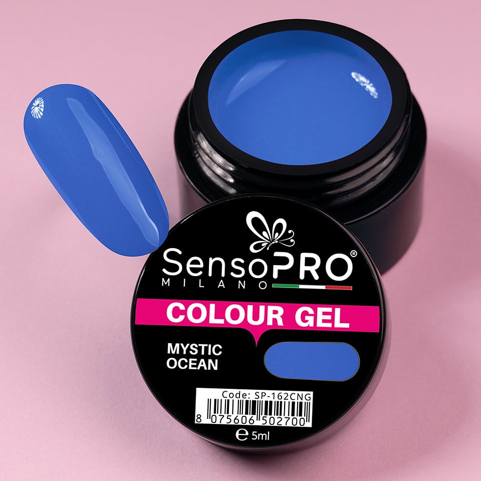 Gel UV Colorat Mystic Ocean 5ml, SensoPRO Milano - 3 | YEO