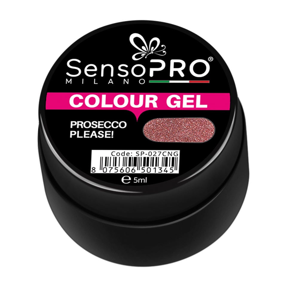 Gel UV Colorat Prosecco Please! 5ml, SensoPRO Milano - 1 | YEO