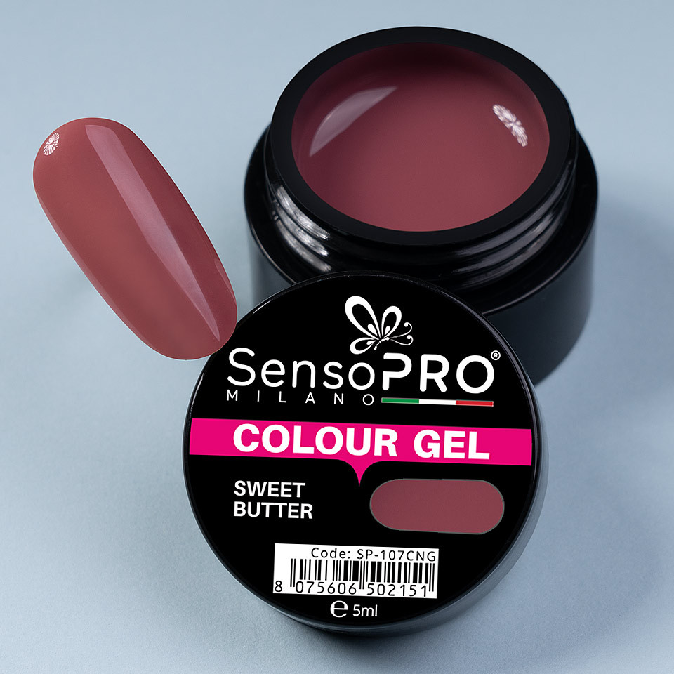 Gel UV Colorat Sweet Butter, SensoPRO Milano - 3 | YEO