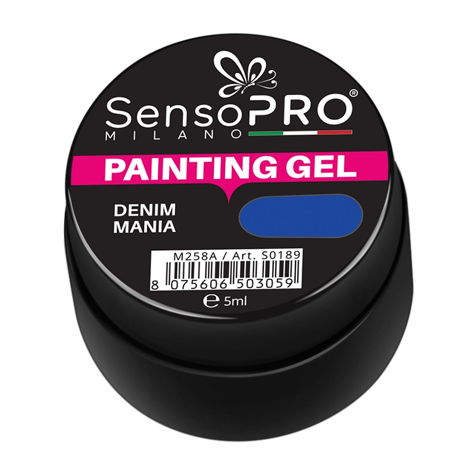 Gel UV Pictura Unghii Denim Mania 5ml, SensoPRO Milano - 2 | YEO