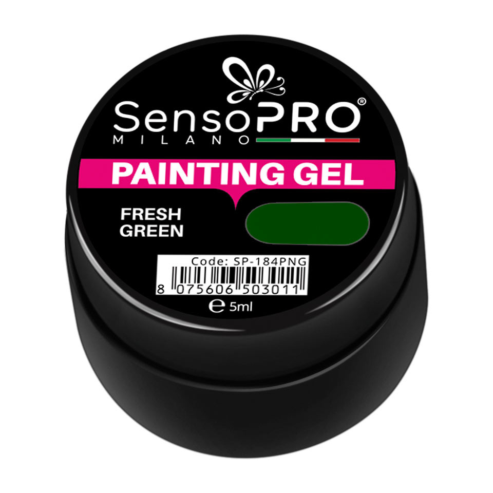 Gel UV Pictura Unghii Fresh Green 5ml, SensoPRO Milano - 2 | YEO