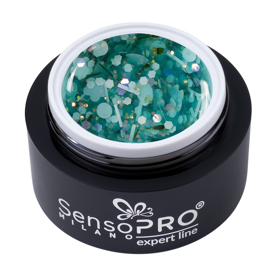 Gel UV Transparent Bloom Dream, SensoPRO Milano Expert Line - Ocean Glam 5ml - 2 | YEO