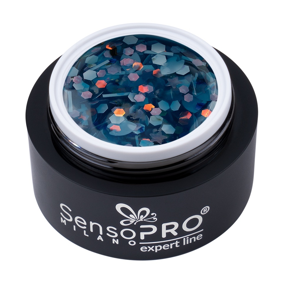 Gel UV Transparent Bloom Dream, SensoPRO Milano Expert Line - Sea Bubbles 5ml - 3 | YEO