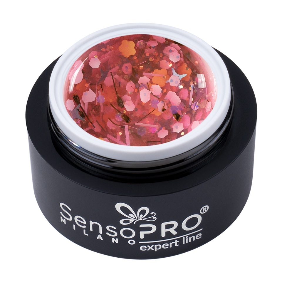 Gel UV Transparent Bloom Dream, SensoPRO Milano Expert Line - Soft Fantasy 5ml - 2 | YEO