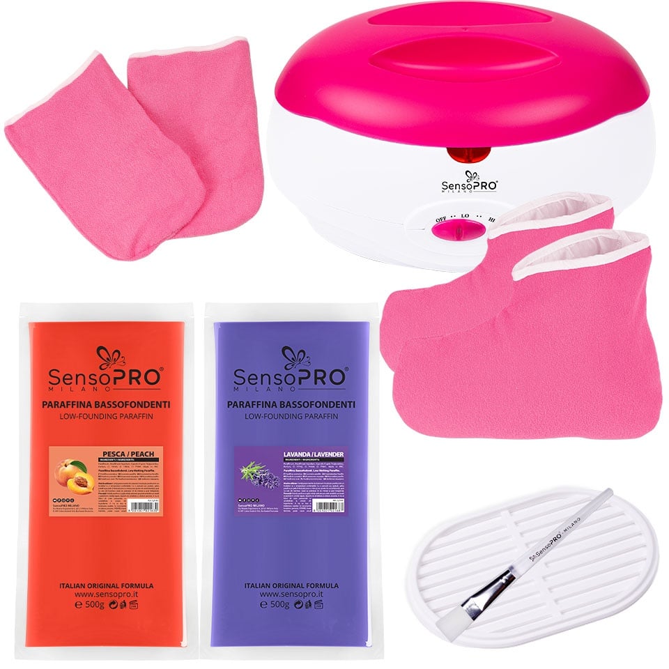 Kit Parafina cu incalzitor parafina SensoPRO + accesorii + CADOU