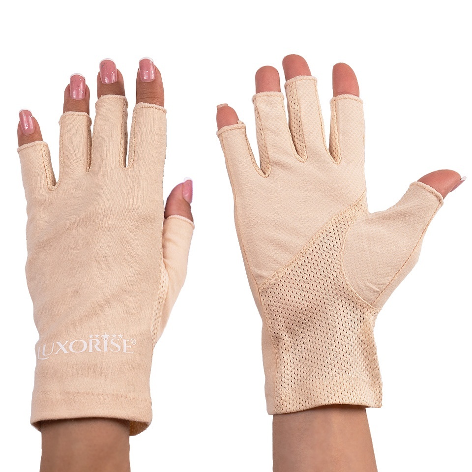 Manusi Protectie UV LUXORISE, Nude, marime universala - 3 | YEO