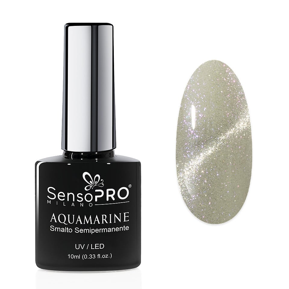 Oja Semipermanenta Aquamarine SensoPRO Milano 10ml, Pearl Opulence