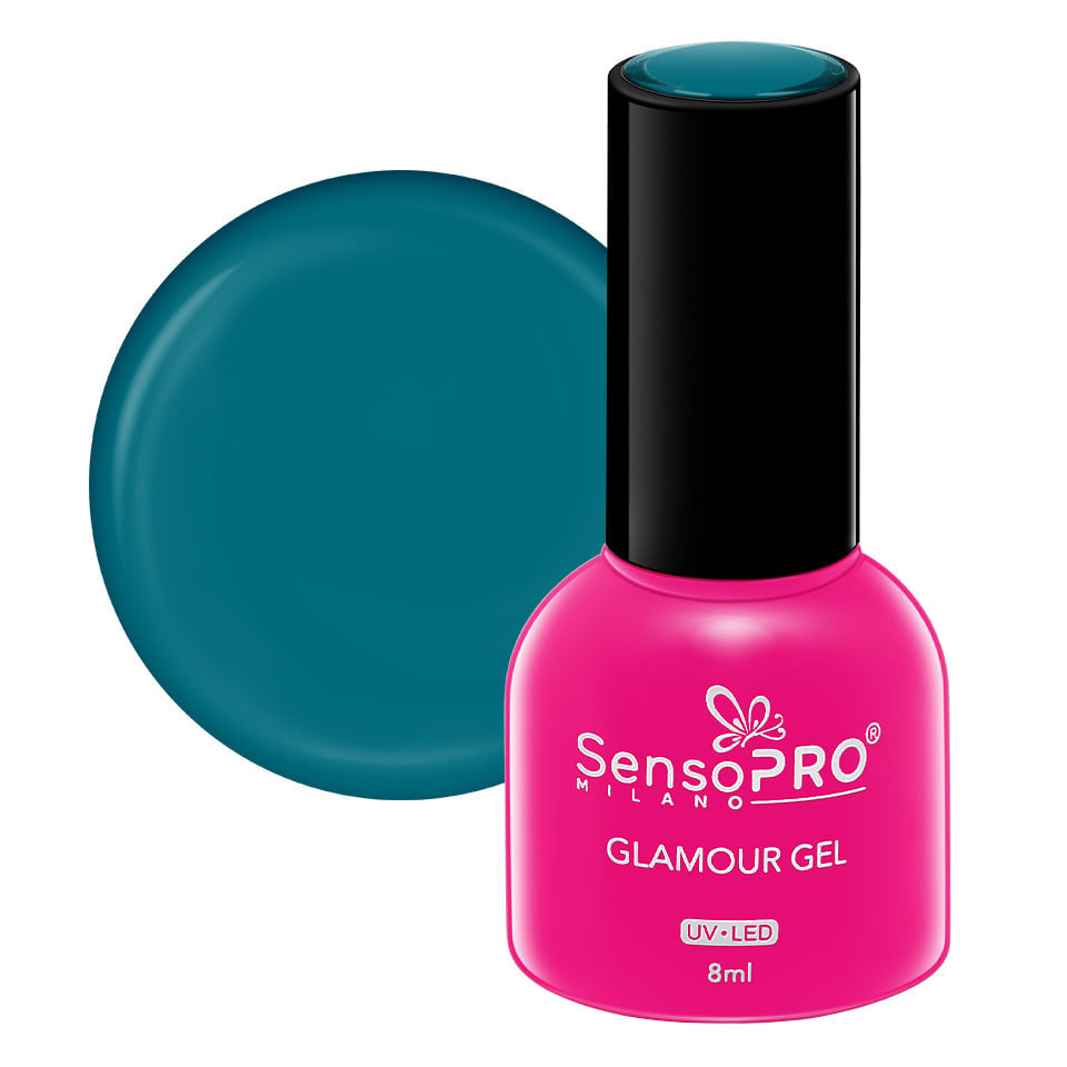 Oja Semipermanenta Glamour Gel SensoPRO Milano 8ml, Tiffany Blue #36