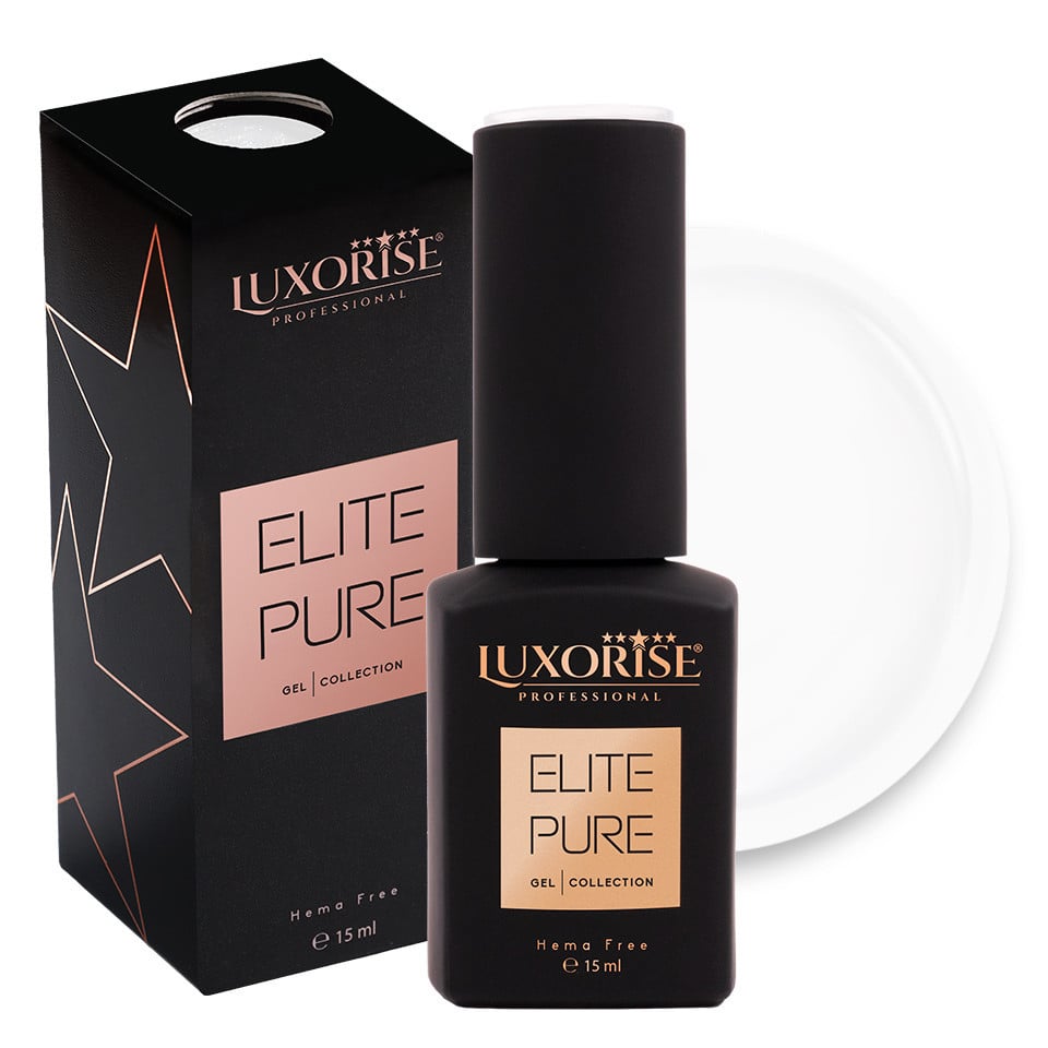 Oja Semipermanenta Hema Free LUXORISE ELITE PURE- Elite White, 15ml