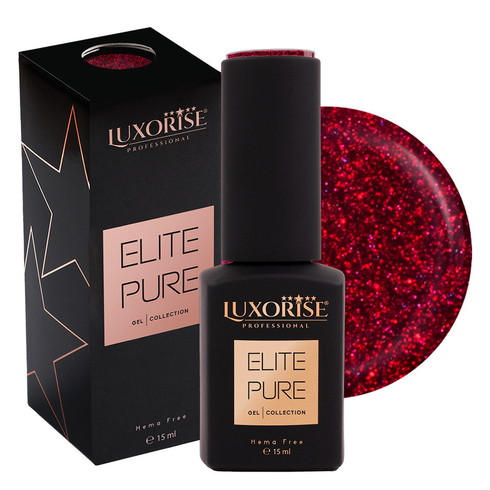 Oja Semipermanenta Hema Free LUXORISE ELITE PURE- Gorgeous Garnet, 15ml