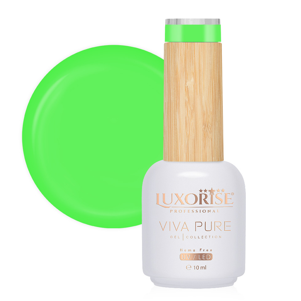 Oja Semipermanenta Hema Free Viva Pure LUXORISE - Wild Green 10ml