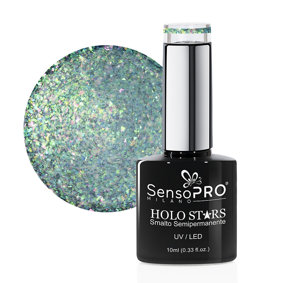 Oja Semipermanenta Holo Stars SensoPRO Milano 10ml, Mesmerized Rays #12