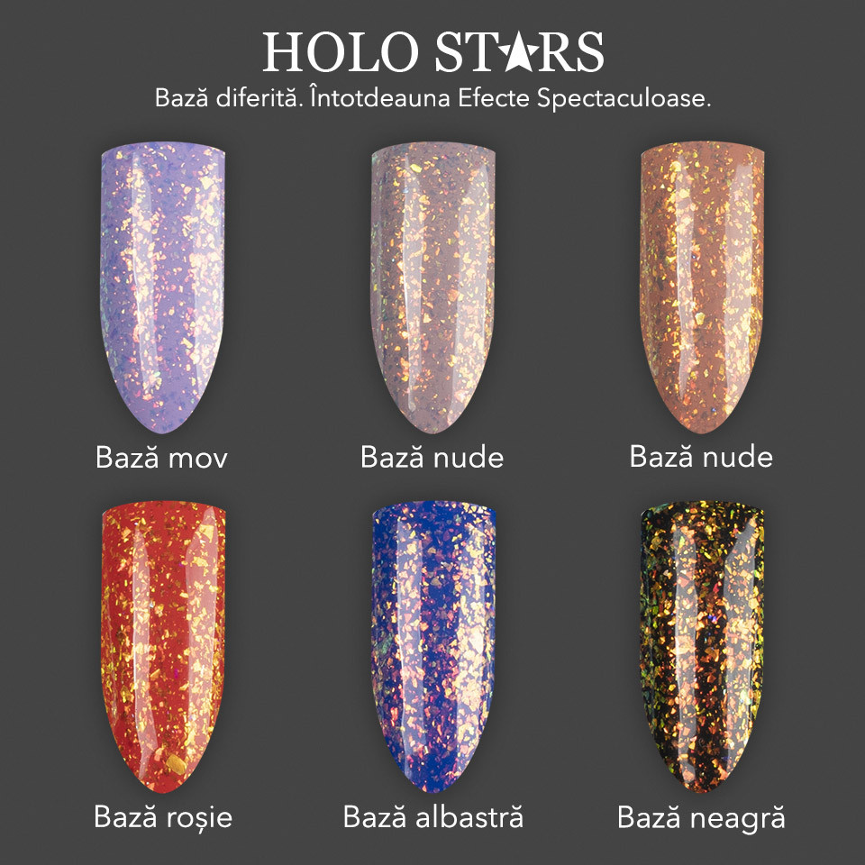 Oja Semipermanenta Holo Stars SensoPRO Milano 10ml, Motion Dark #07 - 1 | YEO